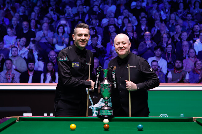 Марк Селбі – Джон Хіггінс. Фінал Tour Championship. Дивитися онлайн LIVE