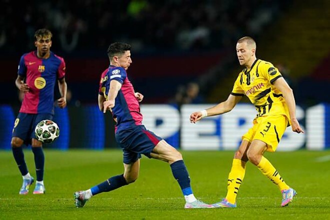 ВІДЕО. Нічний кошмар для Дортмунда. Левандовськи подвоїв перевагу Барси