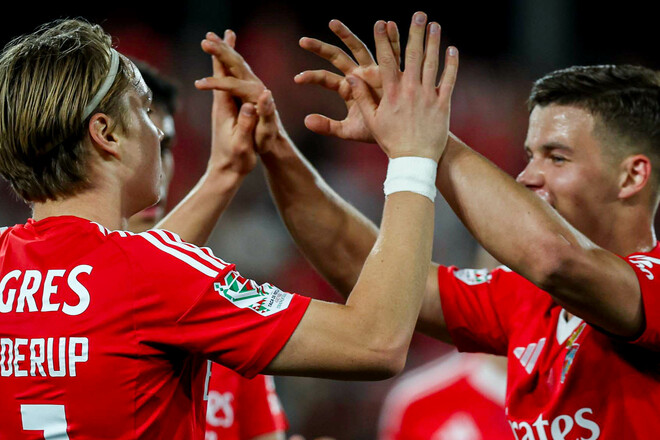 Бенфика без Трубина в полуфинале Кубка разгромила команду 4-го дивизиона