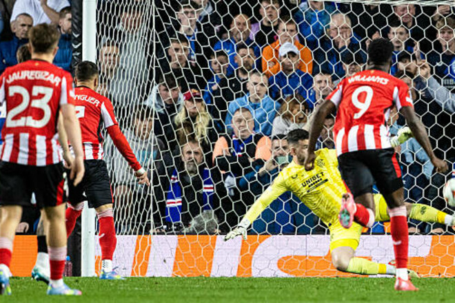 Нереализованный пенальти и отмена гола. Как Атлетик не дожал Рейнджерс