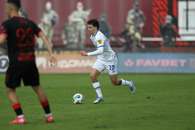 Шапаренко провел юбилейный матч за Динамо