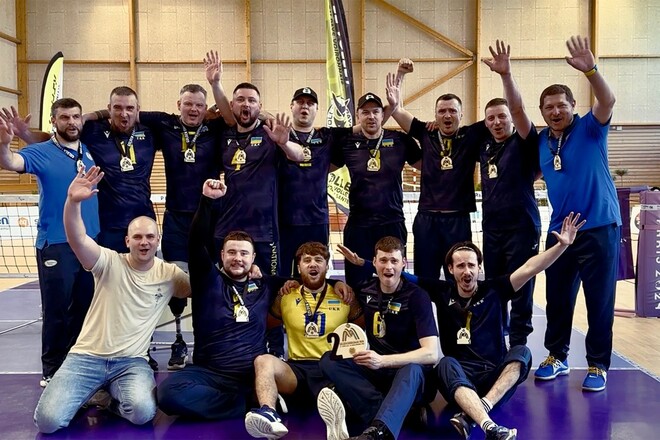 Сборная Украины по волейболу сидя взяла серебро Золотой Евролиги