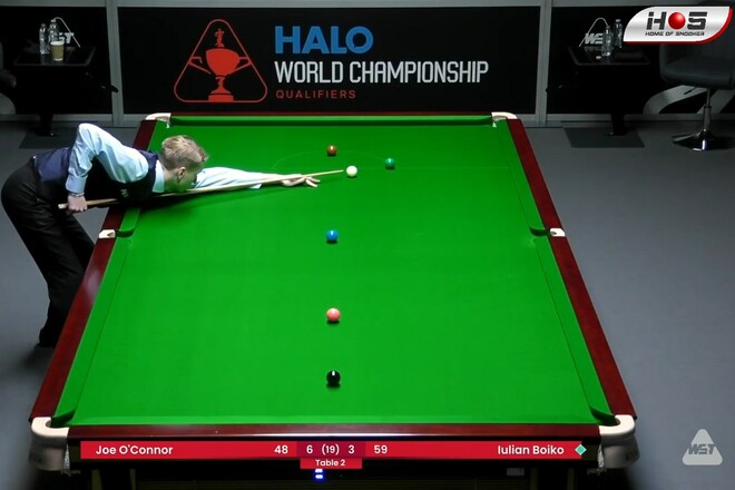 Підступна зелена куля. Юліан Бойко вибув із кваліфікації ЧС-2025 зі снукеру
