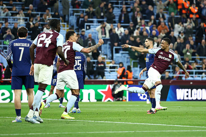 ВИДЕО. Страсти в Бирмингеме: Астон Вилла за три минуты забила два гола ПСЖ