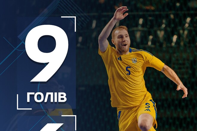 Евгений Жук стал лучшим бомбардиром квалификации ЧЕ-2025 по футзалу