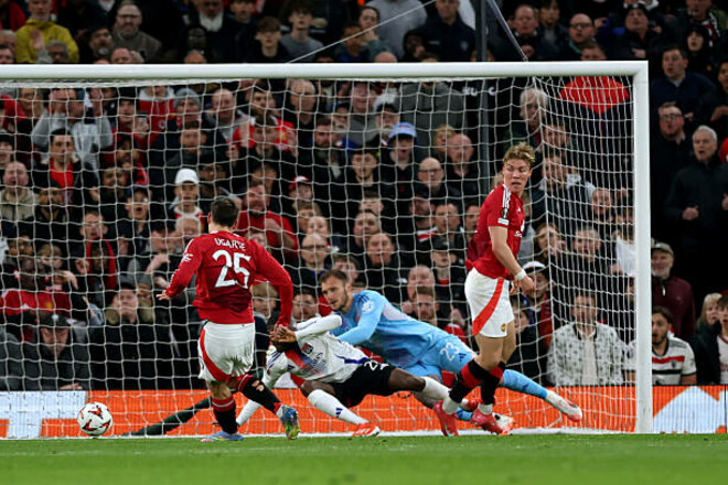 ВІДЕО. Угарте вивів Ман Юнайтед уперед у протистоянні з Ліоном