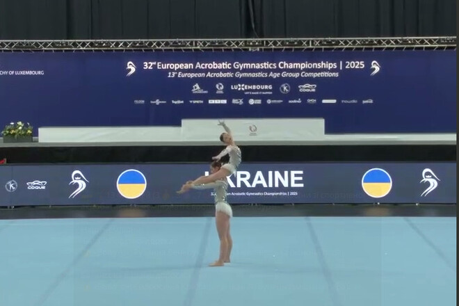 Збірна України з акробатики здобула 13 медалей на чемпіонаті Європи