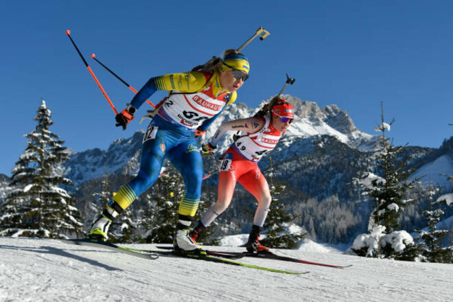 Тренерский штаб сборной Украины сформировал состав на женскую эстафету КМ