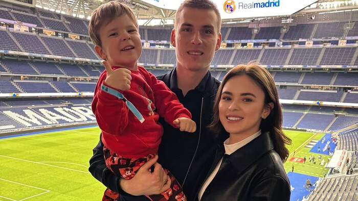 ВИДЕО. Милота дня. Сын Лунина пытается петь «Hala Madrid»