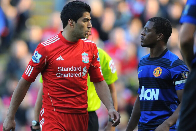 ФОТО. Патріс Евра викликає на бій Луїса Суареса