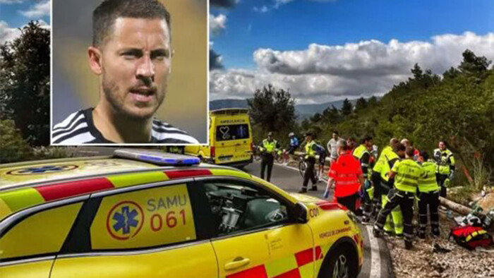 ФОТО. На глазах Эдена Азара умер 40-летний велосипедист