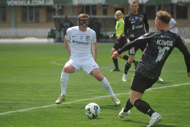 Скляр провел юбилейный матч в чемпионатах Украины