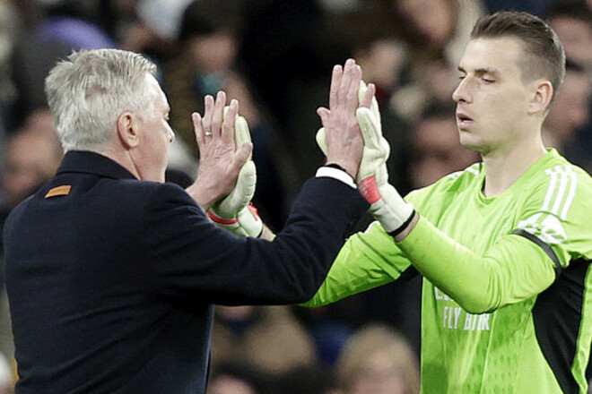 Известно, что сказал Анчелотти Лунину после катастрофы в матче с Барселоной