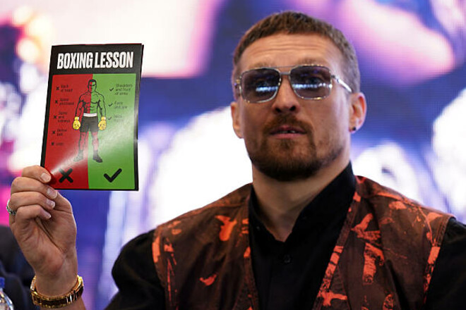 Alexander Usyk: “Oscar? Teach your fighter to do it first ”