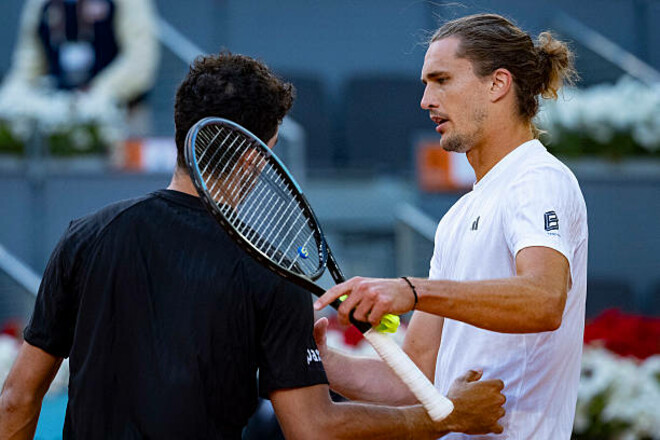 Мінус Звєрєв. На Мастерсі у Мадриді відома половина чвертьфіналістів