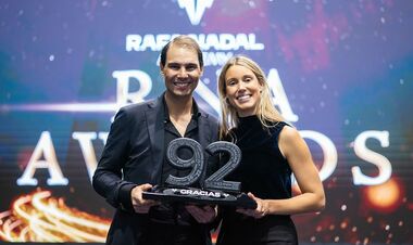 PHOTO. Continues to collect trophies. Nadal received a special award