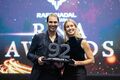 PHOTO. Continues to collect trophies. Nadal received a special award