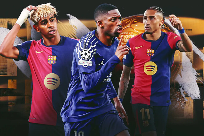 Рафінья тепер 3-й, Ямаль – 2-й. Рейтинг фаворитів ЗМ після півфіналів ЛЧ