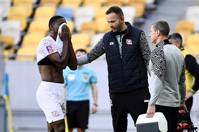 Легионер Кривбаса получил травму в матче УПЛ. Вернидуб все пояснил