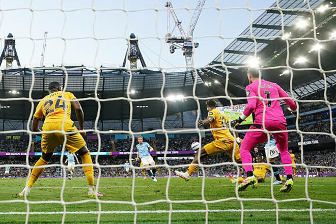 Ман Сити – Вулверхэмптон – 1:0. Как забил Де Брюйне. Видео гола и обзор