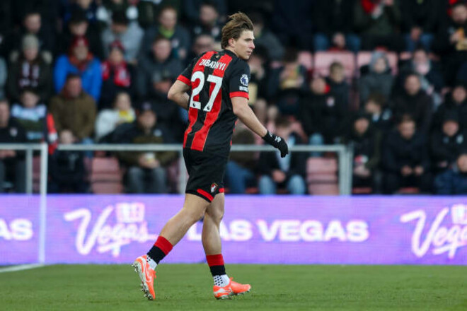 Відомі оцінки Забарного та Зінченка за матч Арсенал – Борнмут