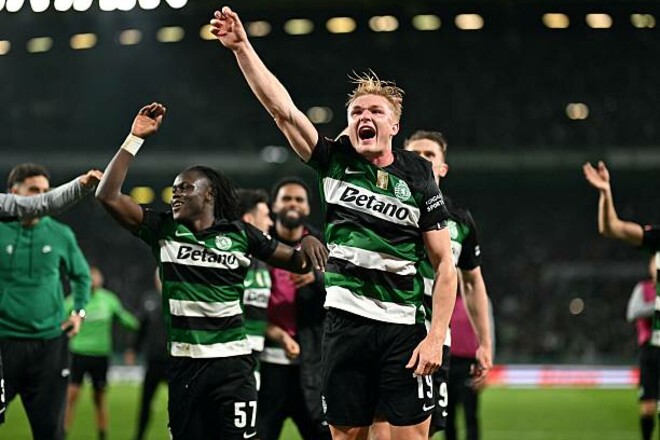 Спортинг вырвал победу на 90+4 и продолжает бороться с Бенфикой за титул