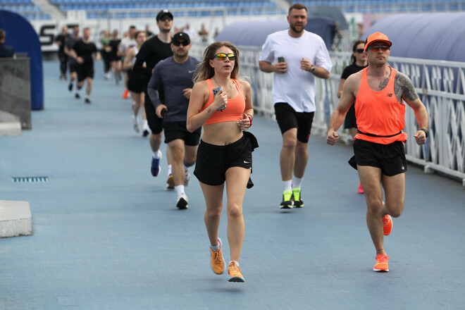 На стадионе Динамо прошла благотворительная тренировка