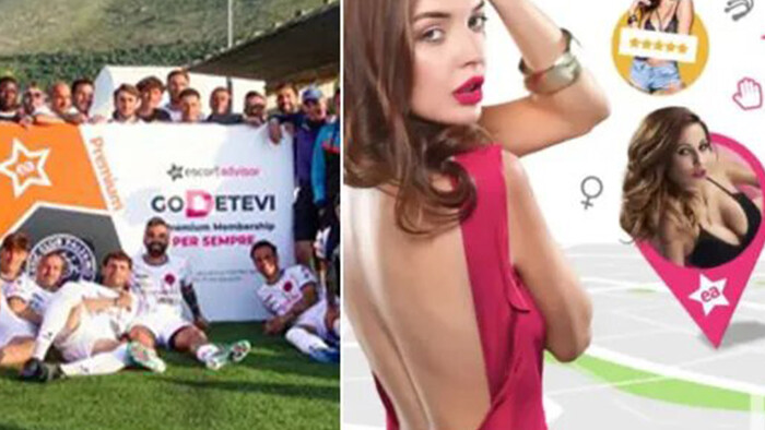 ФОТО. Футбольный клуб наградили подпиской на сервис эскорта