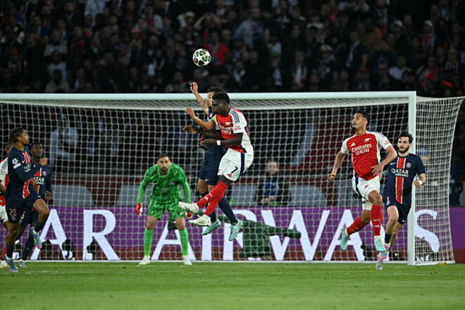 ВІДЕО. Гаряча кінцівка матчу. ПСЖ та Арсенал обмінялись голами в ЛЧ