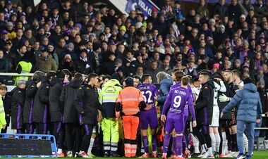 PHOTO. The match between Fiorentina and Inter ended early. The player fainted