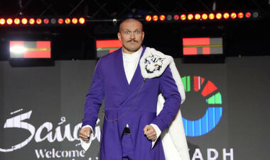 «Это тринадцатый раунд». Усик и Фьюри эффектно прибыли в Эр-Рияд