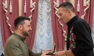 Президент Зеленский обратился к Усику после победы в реванше с Фьюри
