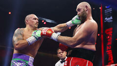 PHOTO. Tyson approached Usyk when he was on his knees after the fight