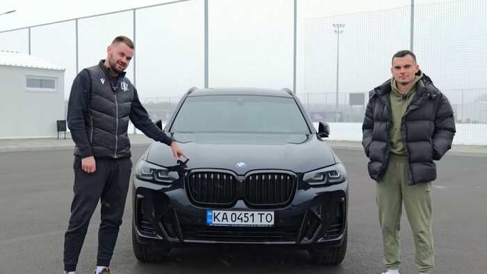 ВІДЕО. Новорічна тачка. Гравець клубу УПЛ купив BMW X3 перед святом