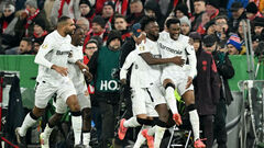 Removal of Neuer at Allianz Arena. Bayer knocked Bayern out of the German Cup