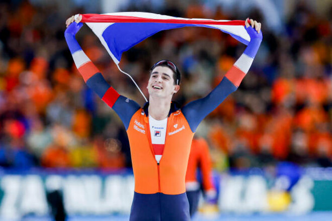 Коньки. Нидерландцы забрали все медали домашнего ЧЕ-2025 в спринте