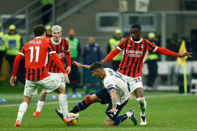 Милан – Кальяри – 1:1. Первая потеря Консейсау. Видео голов и обзор матча