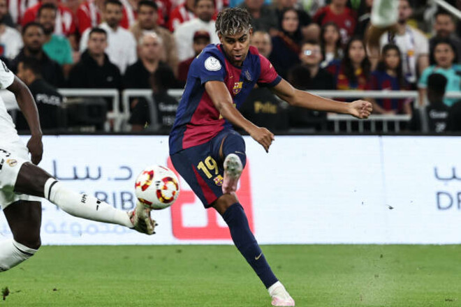 ВИДЕО. Отличное соло. Ламин Ямал сравнял счет для Барселоны