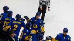 U-20 World Cup of Hockey. The national team of Ukraine beat Italy in a nervous match