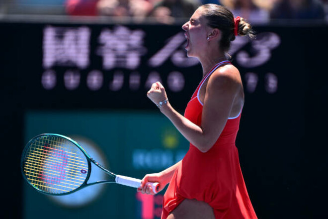 ВИДЕО. Костюк из-за проблем подала с руки на брейк-поинте. Это сработало