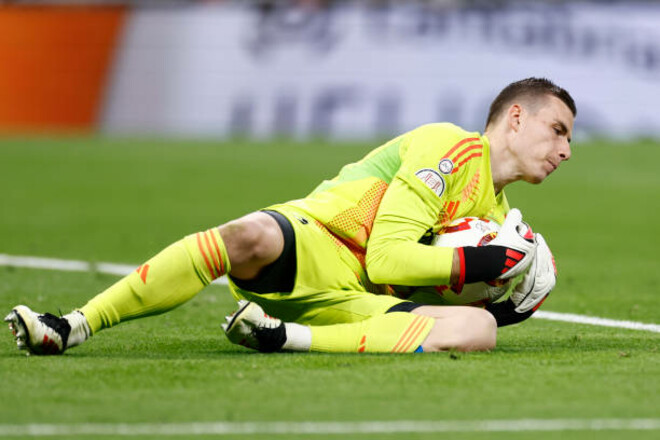 ФОТО. Лунин лаконично отреагировал на победу Реала над Сельтой