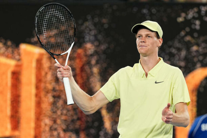 ВИДЕО. Как Синнер 17-й матч подряд выиграл. На AО-2025 он защищает титул