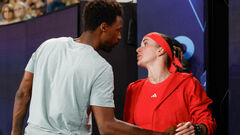 VIDEO. Svitolina's reaction to Monfils' super victory in the Australian Open match