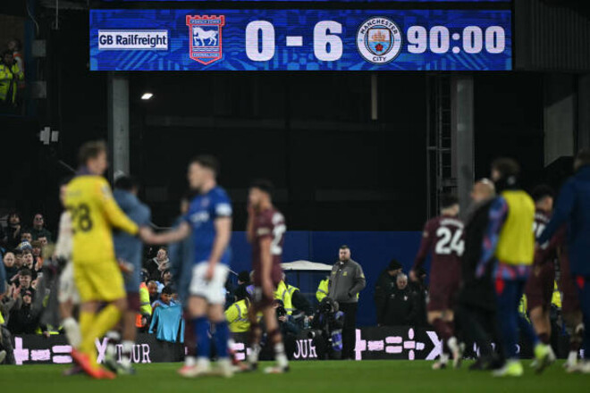 Ключевая статистика матча АПЛ 2024/25: Ипсвич – Манчестер Сити