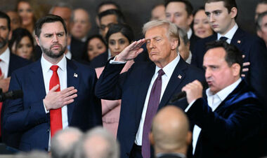 Inauguration at the Capitol. Trump became the president of the USA for the second time