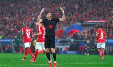 Левандовски обогнал Месси и сравнялся с Роналду по голам с пенальти в ЛЧ