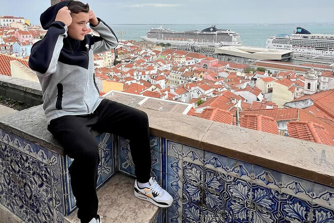 ФОТО. Ось за який клуб уболіває син Федецького. Показав в Instagram