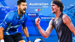 Novak Dzhokovich - Alexander Zverev. Forecasting and announcement for the Aus Open semifinal 