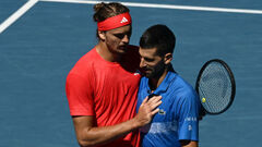 The Djokovic-Zverev match ended early. The famous first finalist of AO-25