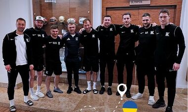 ФОТО. Ребров посетил тренировочный лагерь Колоса в Турции